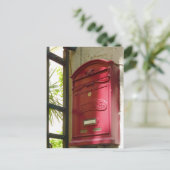 Carte Postale Red Mailbox (Debout devant)