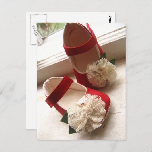 Carte postale Red Mary Janes (Devant / Derrière)