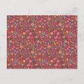 Carte postale Red Paisley (Devant)