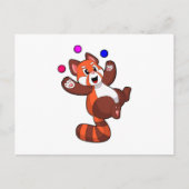 Carte Postale Red panda à Juggle Circus.PNG (Devant)