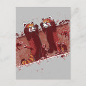 Carte Postale Red Panda Fury (Devant)