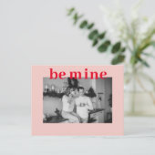 Carte Postale Red & Pink Be Mine | Photo en couple | Valentines (Debout devant)