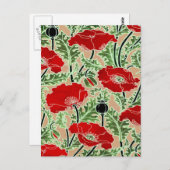 Carte Postale Red Poppy (Devant / Derrière)