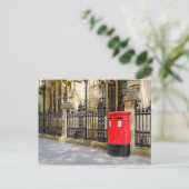 Carte Postale Red Post Box, Westminster, Londres, Royaume-Uni (Debout devant)