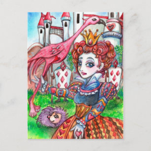 Carte Postale Red Queen's Golf Time