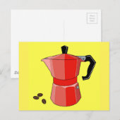 Carte Postale Red Rainbow Espresso (Devant / Derrière)