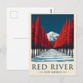 Carte Postale Red River New Mexico Vintage Travel (Devant / Derrière)