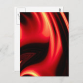 Carte Postale Red Road - Abstrait moderne (Devant / Derrière)