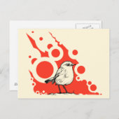 Carte postale Red Robin (Devant / Derrière)