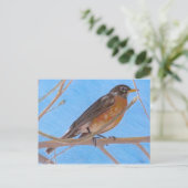 Carte postale Red Robin Fine Art Nature (Debout devant)