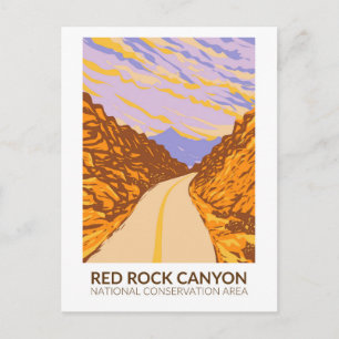 Carte Postale Red Rock Canyon National Conservation Area Road
