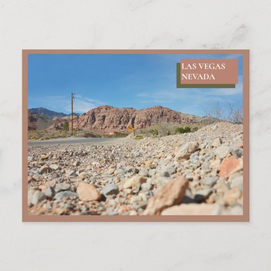 Carte Postale Red Rock Canyon Nature Las Vegas Nevada Desert (Devant)