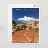 Carte Postale Red Rock Canyon, Nevada (Devant / Derrière)