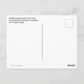 Carte Postale Red Rock Canyon, Nevada (Dos)