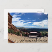 Carte postale Red Rocks Amphitheater (Devant / Derrière)