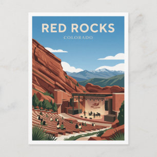 Carte Postale Red Rocks Amphitheatre Denver Colorado
