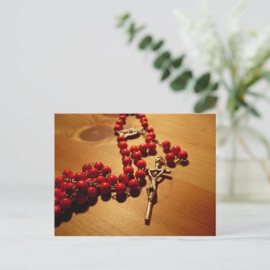 Carte postale Red Rosary (Debout devant)