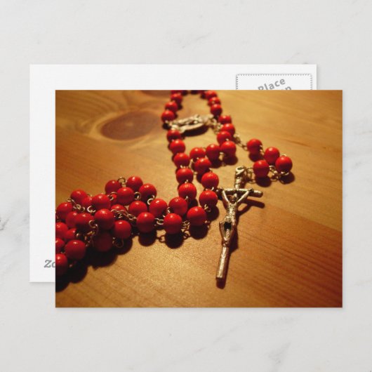 Carte postale Red Rosary (Devant / Derrière)