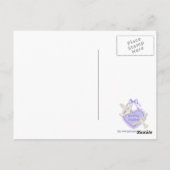 Carte postale Red Rose Elegance (Dos)