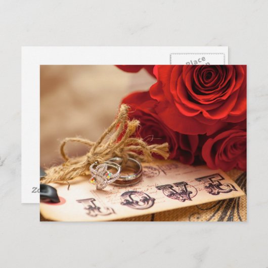 Carte postale Red Rose Ring (Devant / Derrière)