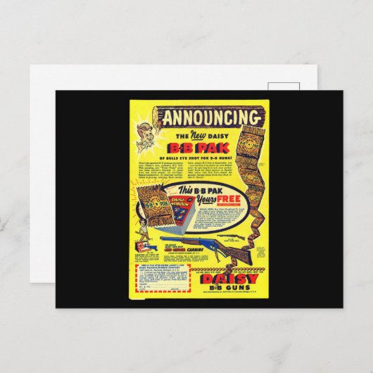 Carte Postale Red Ryder BB Gun 50's Comic Book BB Vente (Devant / Derrière)