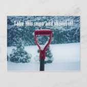 Carte postale Red Shovel (Devant)