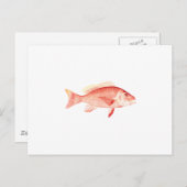Carte Postale Red Snapper (Devant / Derrière)