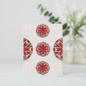 Carte postale Red Snowflake (Debout devant)