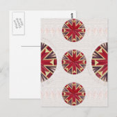 Carte postale Red Snowflake (Devant / Derrière)