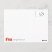 Carte postale Red Snowflake (Dos)