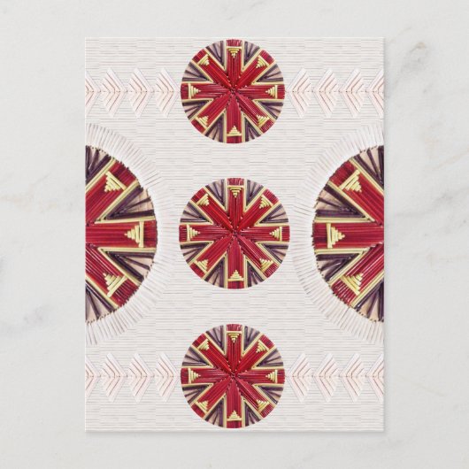 Carte postale Red Snowflake (Devant)