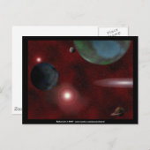 Carte postale Red Space (Devant / Derrière)