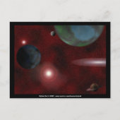 Carte postale Red Space (Devant)