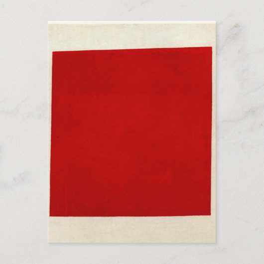 Carte Postale Red square by Kazimir Malevich (Devant)