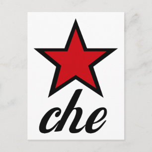 Carte Postale Red Star Che Guevara !