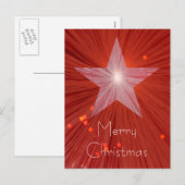 Carte postale Red Star 'Joyeux Noël' (Devant / Derrière)