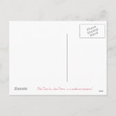 Carte postale Red Star 'Joyeux Noël' blanche (Dos)