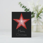 Carte postale Red Star 'Joyeux Noël' noir (Debout devant)