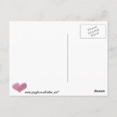 Carte Postale Red Stiletto High Heel Chaussure Art (Dos)