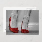 Carte Postale Red Stilettos (Devant / Derrière)