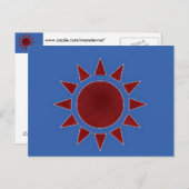 Carte postale Red Sun (Devant / Derrière)