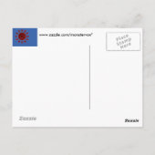 Carte postale Red Sun (Dos)