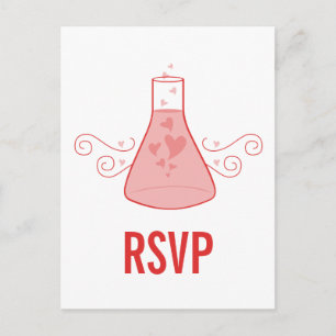 Carte postale Red Sweet Chemistry RSVP