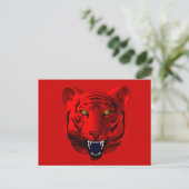 Carte Postale Red Tiger (Debout devant)
