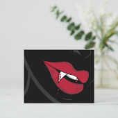 Carte postale Red Vampire Lips (Debout devant)