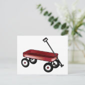 Carte Postale Red Wagon (Debout devant)