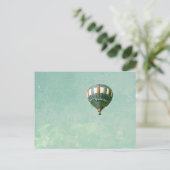 Carte Postale Red White and Blue Hot Air Balloon (Debout devant)