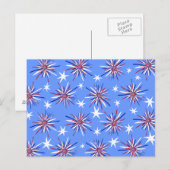 Carte Postale Red White & Blue Starburbs (Devant / Derrière)