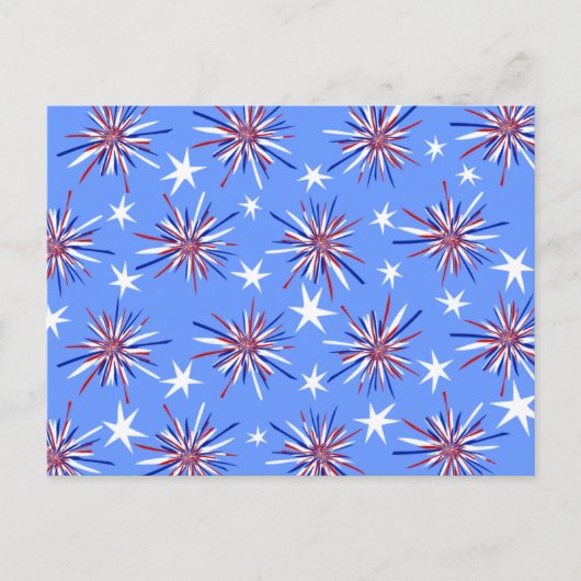 Carte Postale Red White & Blue Starburbs (Devant)
