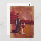 Carte postale Red Wine (Devant / Derrière)